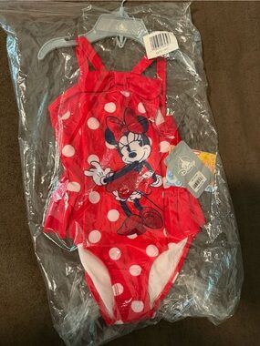 Disney Red Minnie Graphic Pullover